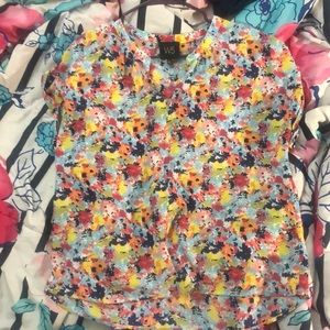Floral print shirt